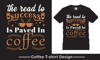 Coffee lover t-shirt, drink Coffee Free Vector