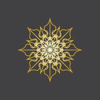 Mandala logo design vector illustration