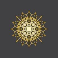 Mandala logo design vector illustration