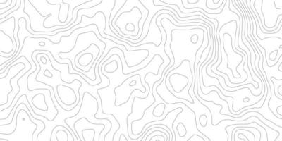 vector de fondo abstracto y fondo de mapa de línea de patrón topográfico. fondo abstracto de corte de papel ondulado, fondo de línea ondulada, cuadrícula geográfica. ilustración vectorial