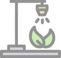 Eco Street Light Flat Icon vector