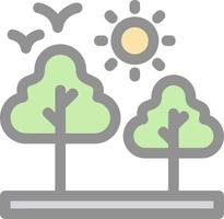Forest Flat Icon vector