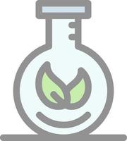 Eco Research Flat Icon vector