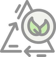 Zero Emission Flat Icon vector