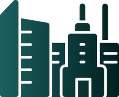 Cityscape Glyph Icon vector