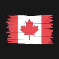 Canada Flag Brush Vector