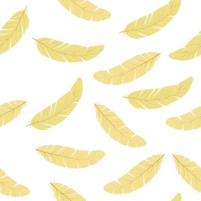 Seamless pattern of soft wings. fluff. Vector stock illustration. Wallpaper.