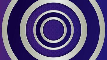 modern blue white circle line background with shadow vector