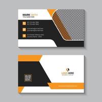 Vector corporate business card template design pro