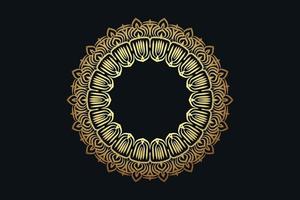 Luxury mandala design background vector