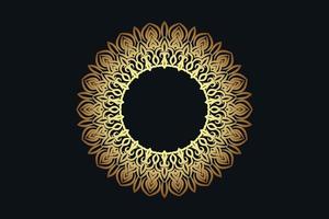 Luxury mandala design background vector