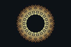 Luxury mandala design background vector