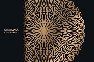 Luxury ornamental mandala design background pro vector