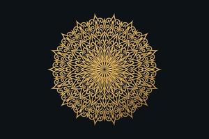 Luxury mandala design background vector