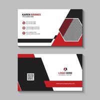 Vector corporate business card template design pro