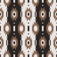 Ethnic Navajo stripes pattern. Ethnic black-gold color southwest Navajo seamless pattern on white background. Modern boho stripes pattern use for fabric, home decoration elements, upholstery. vector
