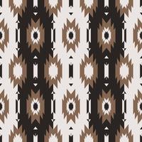 Ethnic Navajo stripes pattern. Ethnic black-gold color southwest Navajo seamless pattern on white background. Modern boho stripes pattern use for fabric, home decoration elements, upholstery. vector