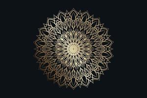 Luxury mandala design background vector