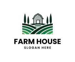 Agricultural farm logo. Farm Logo Design Vector Template