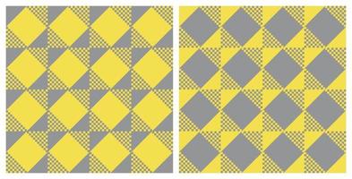 Checkered Pattern Diagonal Pixel Point Seamless Background vector