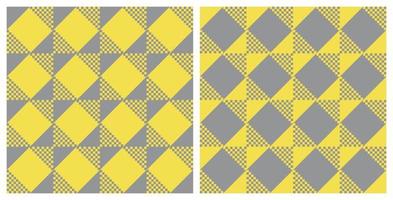 Checkered Pattern Diagonal Pixel Point Seamless Background vector