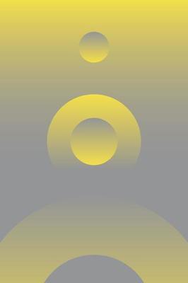 Gray Gradient Yellow Circle Abstract Pattern Background