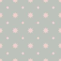 Seamless Pastel Color Eight-pointed Star Background Pattern vector