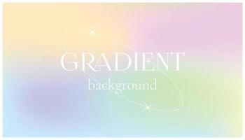 Gradient background.  Holographic colors. Mesh, vector