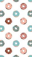 Background for bakery donut shop and cafe.  The format is suitable for social media stories. vector