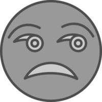 Unamused Face Vector Icon Design