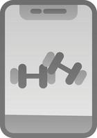 Dumbbells Vector Icon Design