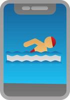 Swimming Vector Icon Design