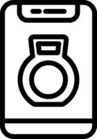 Kettlebell Vector Icon Design