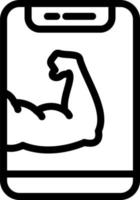 Arm Muscle Vector Icon Design