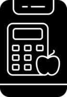 Calorie Calculator Vector Icon Design