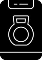 Kettlebell Vector Icon Design