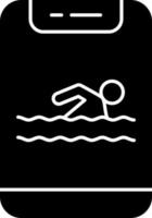 Swimming Vector Icon Design