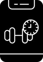 Gym Time Vector Icon Design