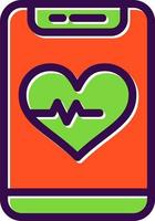 Heart Rate Vector Icon Design