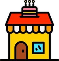 Cake Shop Vector Icon Design