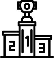 Podium Vector Icon Design