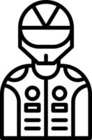 Racer Vector Icon Design