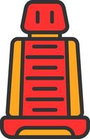 Racing Car Seat Vector Icon Design