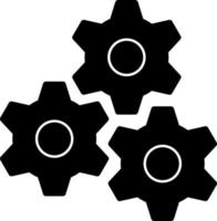 Cogs Vector Icon Design