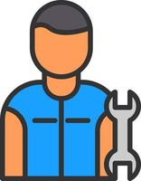 Mechanic Vector Icon Design