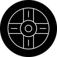 Steering Wheel Vector Icon Design