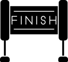 Finish Line Vector Icon Design