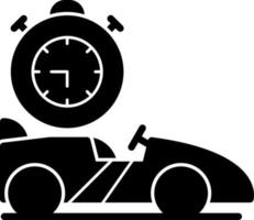 Race Stopwatch Vector Icon Design