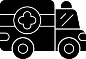 diseño de icono de vector de ambulancia