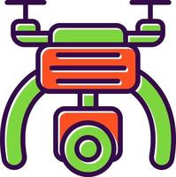 Drone Camera Vector Icon Design